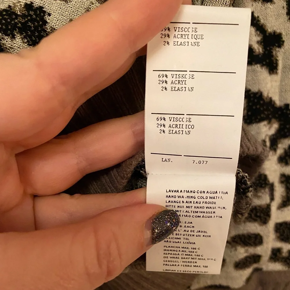 Anthropologie Aldo Martin’s Leopard Sweater - XL - Picture 8 of 9